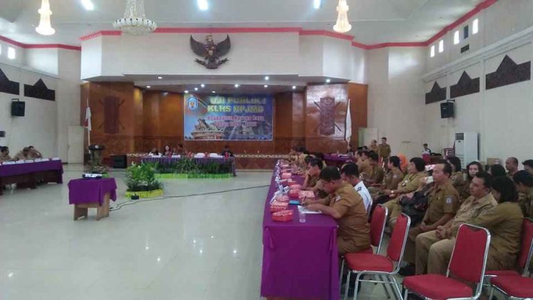 Badan Perencanaan Pembangunan Daerah (Bappeda) Kabupaten Murung Raya gelar uji publik dokumen Kajian Lingkungan Hidup Sehat (KLHS)