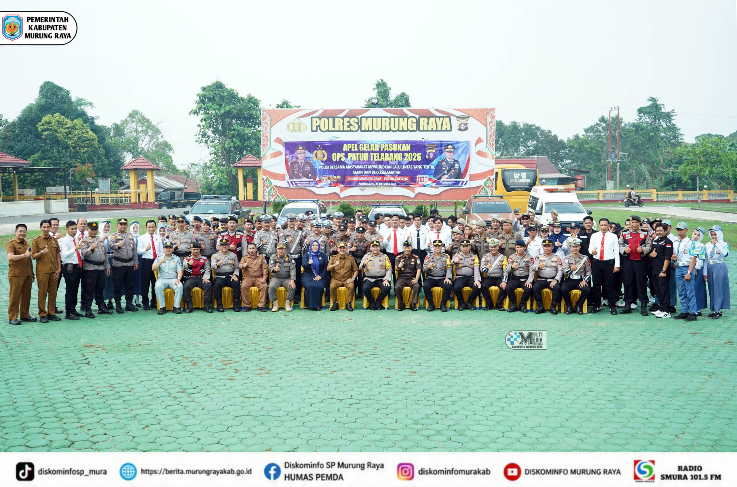 Wabup Mura Hadiri Apel Gelar Pasukan Operasi Patuh Telabang 2026