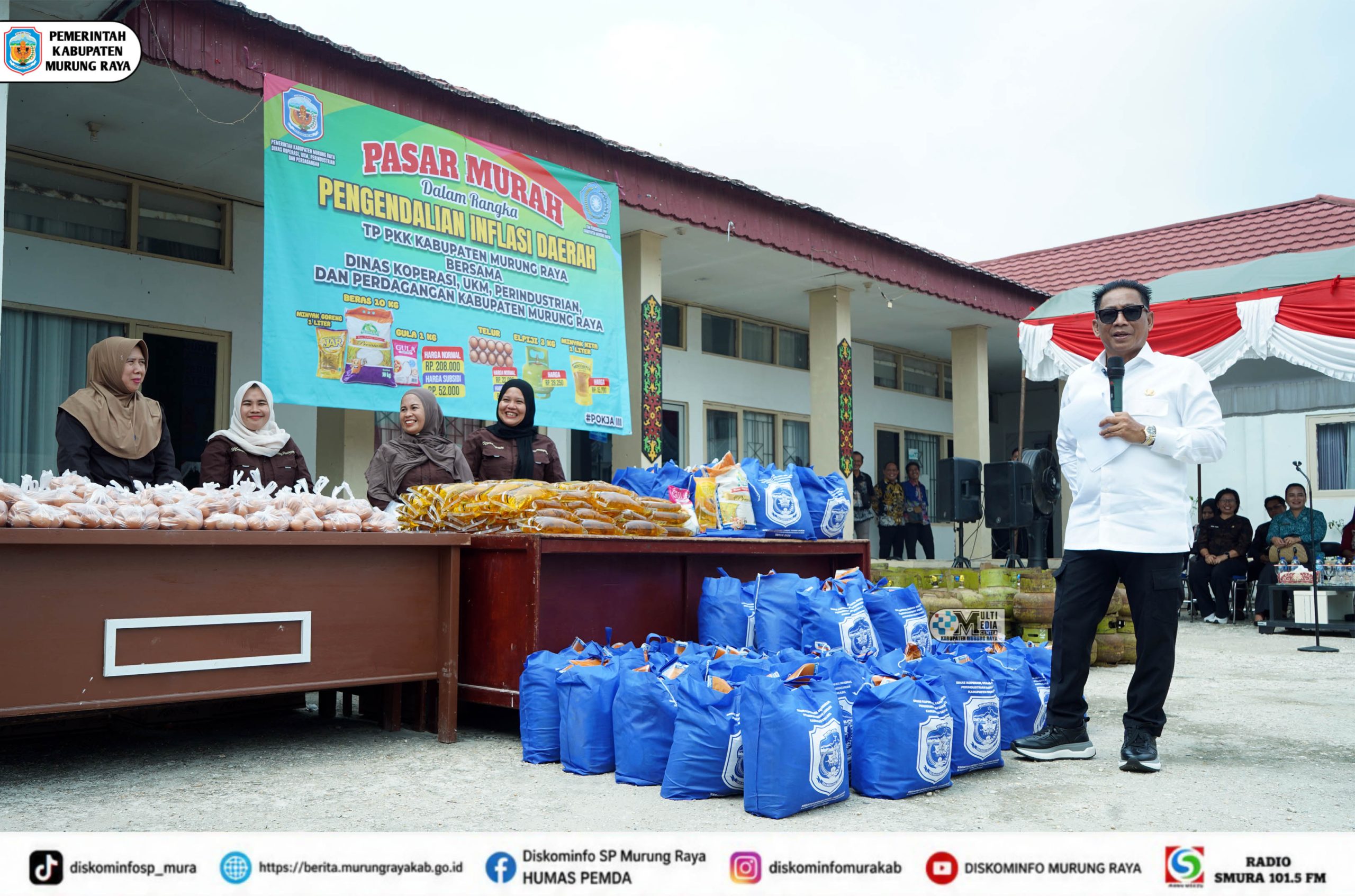 Heriyus Bantu Warga Laung Tuhup Penuhi Kebutuhan Pokok
